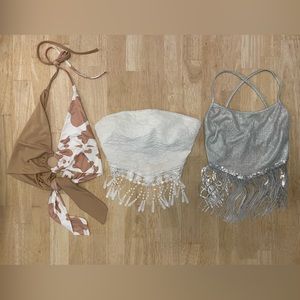 Disco Cowgirl Tops, Set of 3